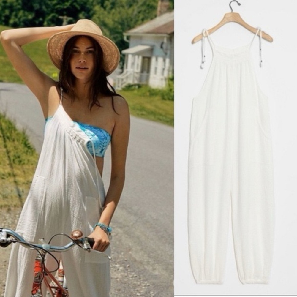 Chic White Women's Jumpsuit
